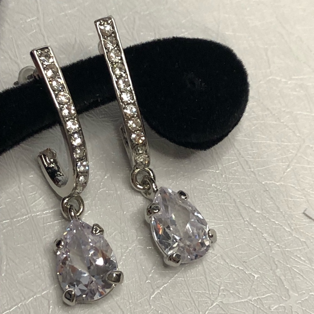 Dazzling Statement Drop Earrings. Huge Sparkle - image 3